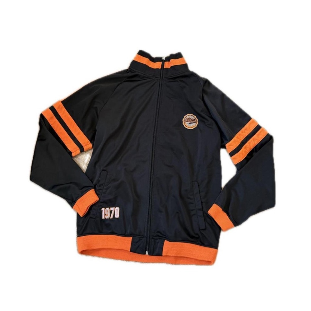 Black and Orange Track Jacket